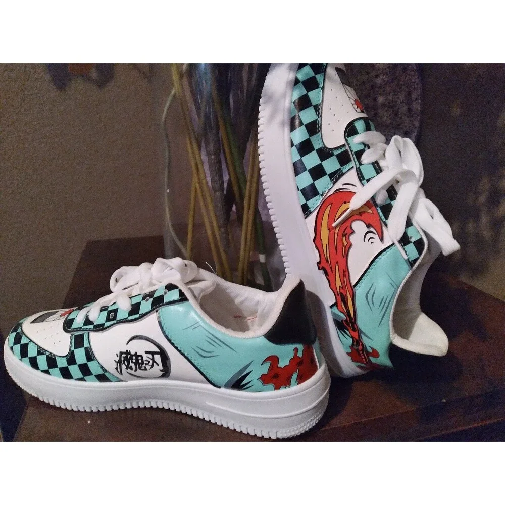 Kamado Tanjirou Anime Skateboard Sneakers‎ Size 43
